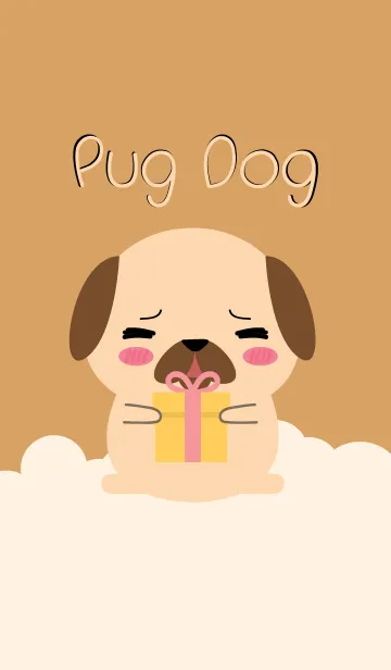 [LINE着せ替え] I Love Lovely Pug Dog Theme (jp)の画像1
