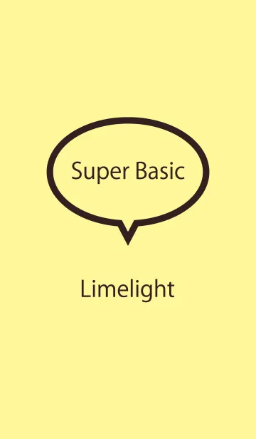 [LINE着せ替え] Super Basic Limelightの画像1