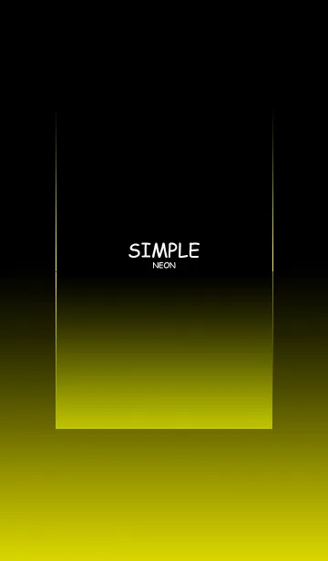 [LINE着せ替え] SIMPLE NEON YELLOWの画像1