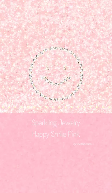 [LINE着せ替え] Sparkling Jewelry Happy Smile Pinkの画像1