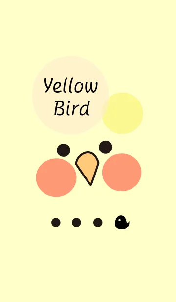 [LINE着せ替え] GUAGUA - yellow birdの画像1