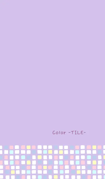 [LINE着せ替え] Color -TILE- 75の画像1