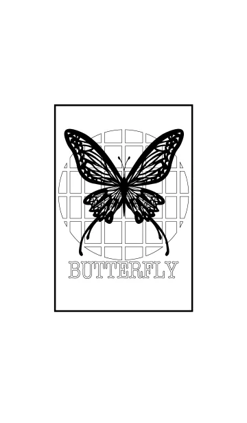 [LINE着せ替え] BUTTERFLY 〜white〜の画像1