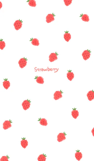 [LINE着せ替え] sweet red strawberryの画像1
