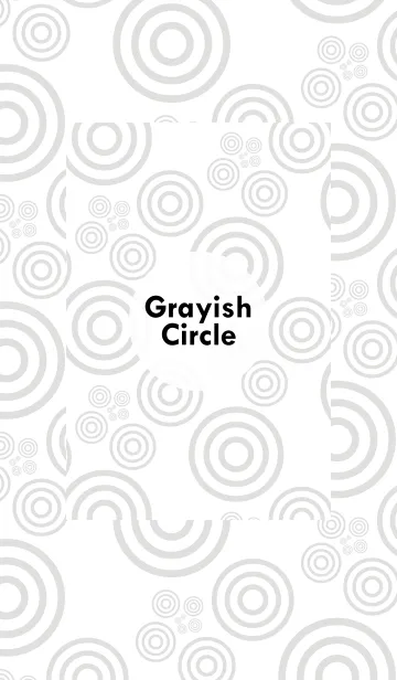[LINE着せ替え] グレーの円の画像1