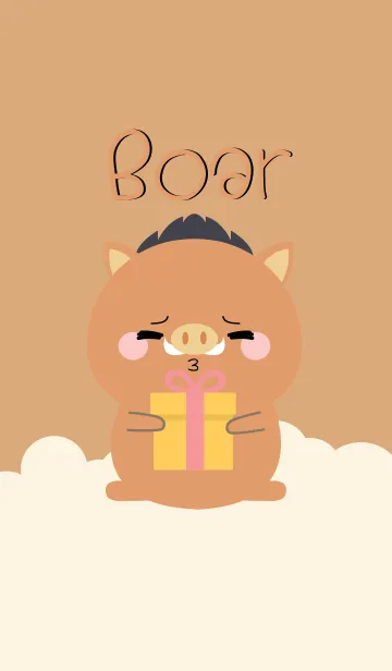[LINE着せ替え] I Love Lovely Boar Theme (jp)の画像1