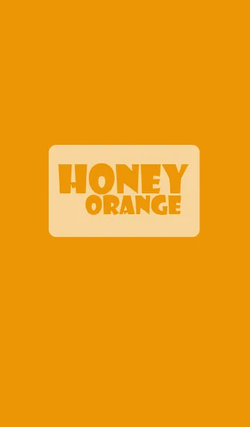 [LINE着せ替え] honey orange theme (jp)の画像1
