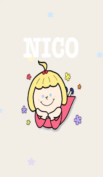 [LINE着せ替え] きせかえNICOちゃん。の画像1