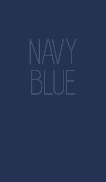 [LINE着せ替え] ネイビーブルー - NAVY BLUEの画像1