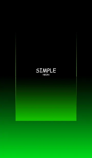 [LINE着せ替え] SIMPLE NEON GREENの画像1