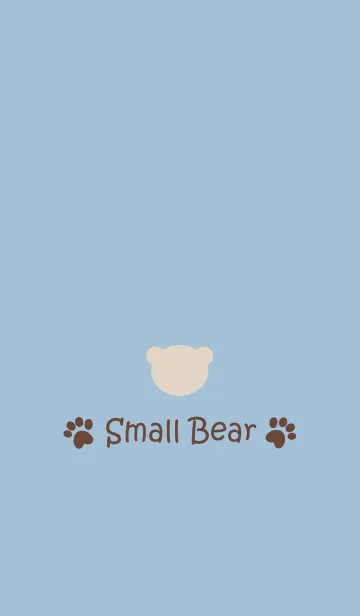 [LINE着せ替え] Small Bear *SMOKYBLUE 2*の画像1