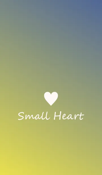 [LINE着せ替え] Small Heart *Blue+Yellow*の画像1