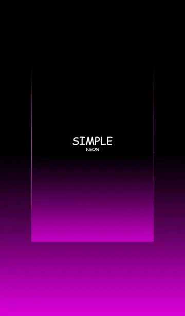 [LINE着せ替え] SIMPLE NEON PURPLEの画像1