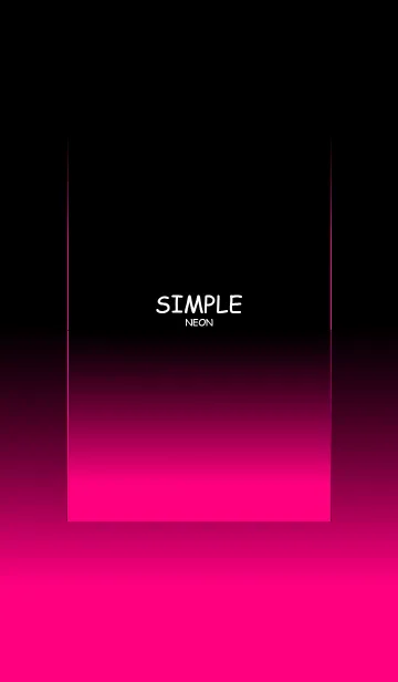 [LINE着せ替え] SIMPLE NEON PINK！の画像1