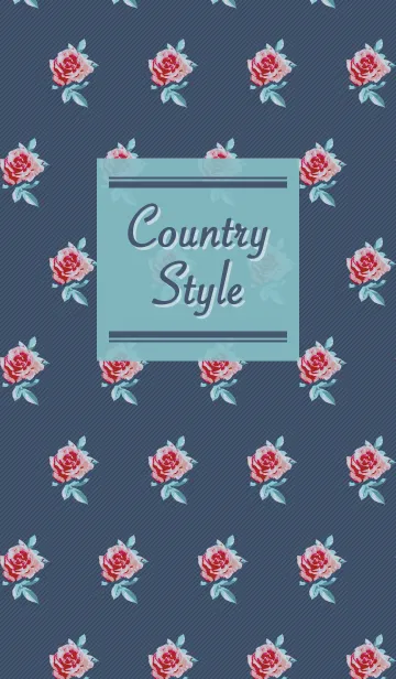 [LINE着せ替え] Country Style (rose)の画像1