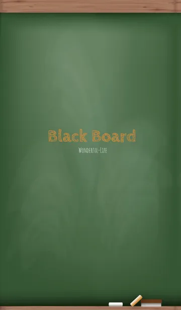[LINE着せ替え] Simple blackboard 6.の画像1