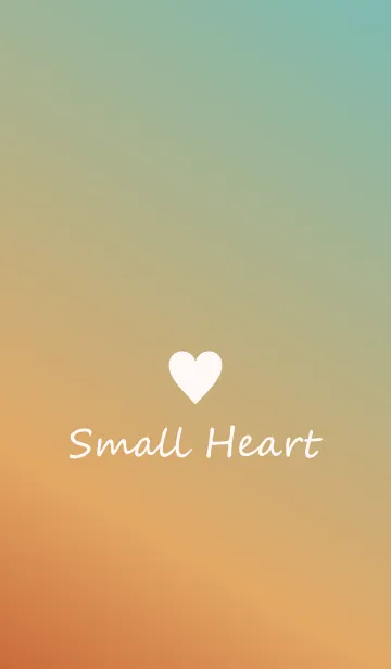 [LINE着せ替え] Small Heart *Sunset Sky2*の画像1