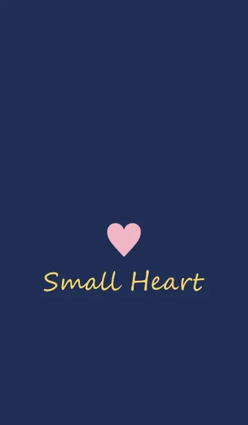 Small Heart *Navy+Pink 4*の着せ替えメイン画像
