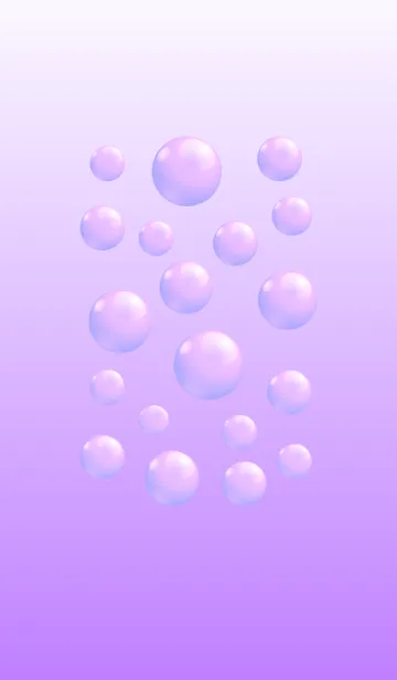 [LINE着せ替え] 水玉模様 パープル系 No.2の画像1