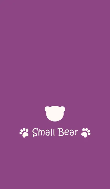 [LINE着せ替え] Small Bear *PLUM*の画像1