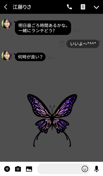 [LINE着せ替え] =BUTTERFLY =の画像3