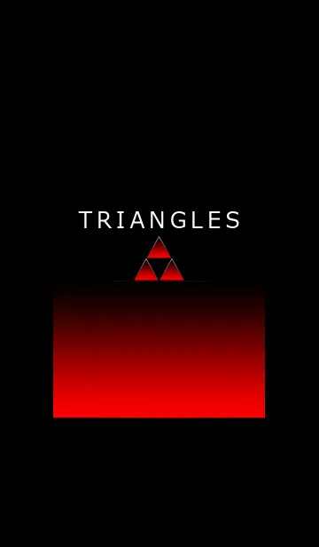[LINE着せ替え] TRIANGLES RED LIGHTの画像1