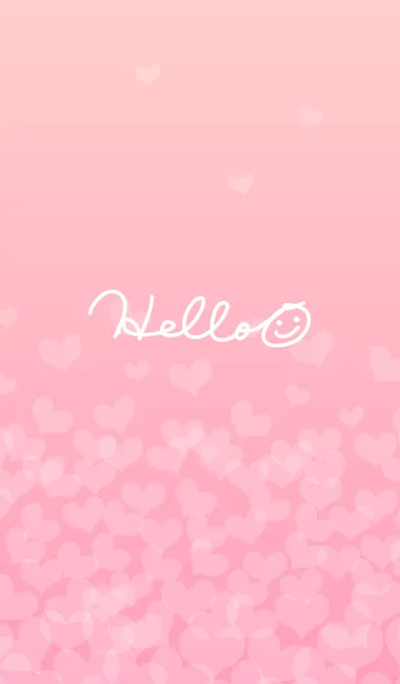 [LINE着せ替え] ハート沢山-スマイル25-の画像1