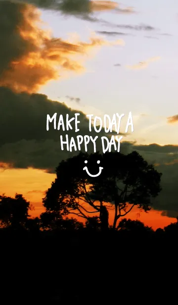 [LINE着せ替え] 夕日-スマイル8-の画像1