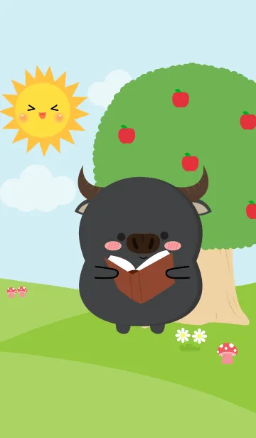 [LINE着せ替え] Cute Poklok Buffalo Theme (jp)の画像1