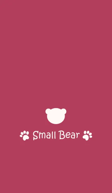 [LINE着せ替え] Small Bear *PINK BROWN*の画像1