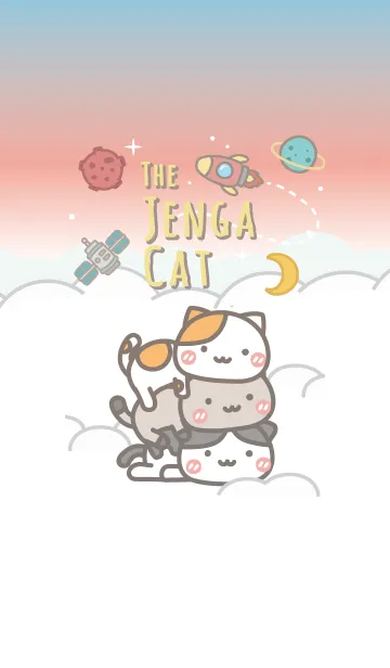 [LINE着せ替え] The Jenga Cat JPの画像1