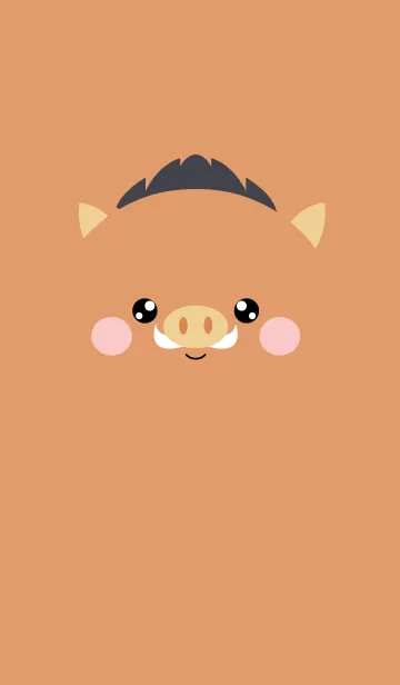 [LINE着せ替え] Simple Face Boar Theme (jp)の画像1