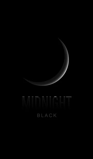 [LINE着せ替え] Midnight Blackの画像1