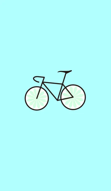 [LINE着せ替え] ロードバイク（空色)(スウィーティ）の画像1