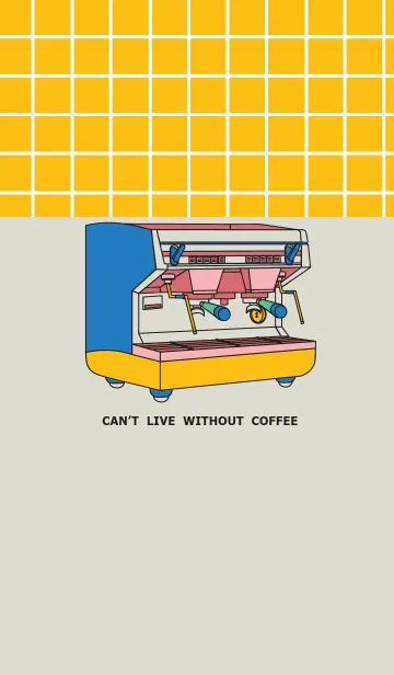 [LINE着せ替え] Can't live without coffeeの画像1