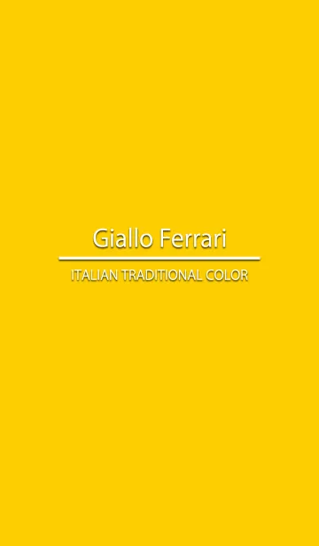 [LINE着せ替え] Giallo Ferrariの画像1