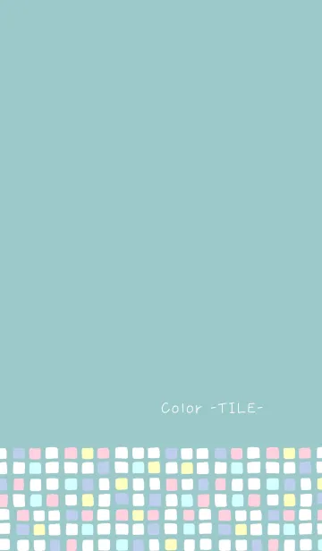 [LINE着せ替え] Color -TILE- 78の画像1