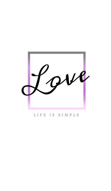 [LINE着せ替え] シンプル ラブ 8の画像1