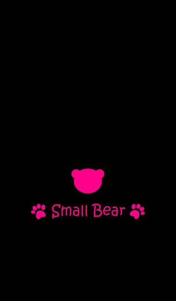 [LINE着せ替え] Small Bear *VIVIDPINK*の画像1