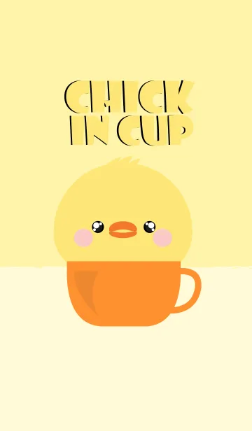 [LINE着せ替え] Chick in Cup Theme (jp)の画像1