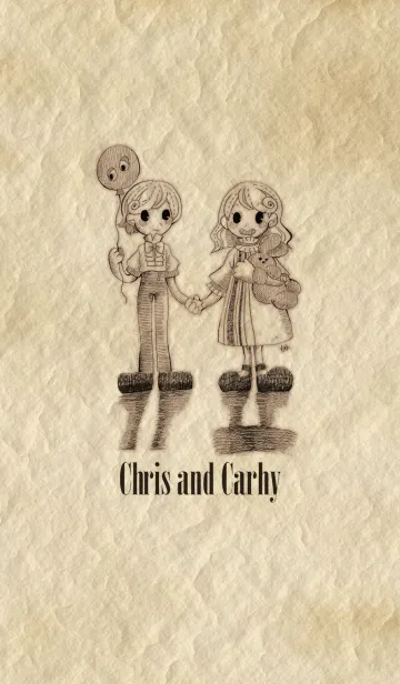 [LINE着せ替え] Chris and Carhyの画像1