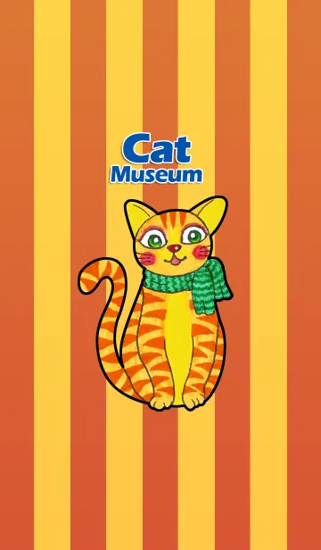 [LINE着せ替え] Cat Museum 12 - Happy Catの画像1