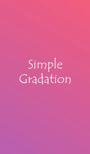 [LINE着せ替え] Simple Gradation -Purple+Pinkの画像1