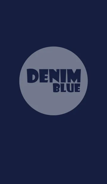 [LINE着せ替え] denim blue theme v.2 (jp)の画像1