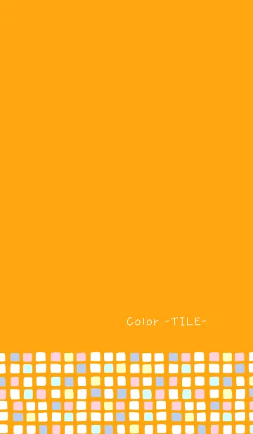 [LINE着せ替え] Color -TILE- 76の画像1