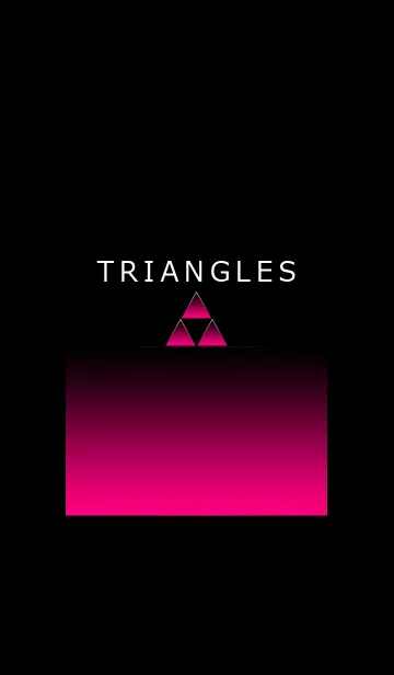 [LINE着せ替え] TRIANGLES PINK LIGHTの画像1