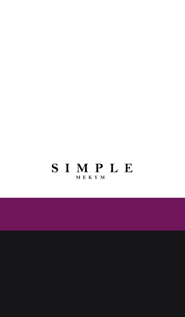 [LINE着せ替え] SIMPLE ICON 23 -MEKYM-の画像1