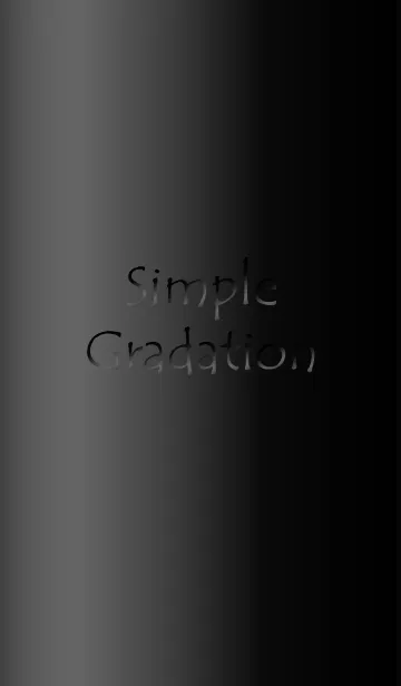 [LINE着せ替え] Simple Gradation -GlossyBlack-の画像1