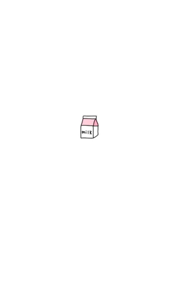 [LINE着せ替え] ピンク・ミルクの画像1