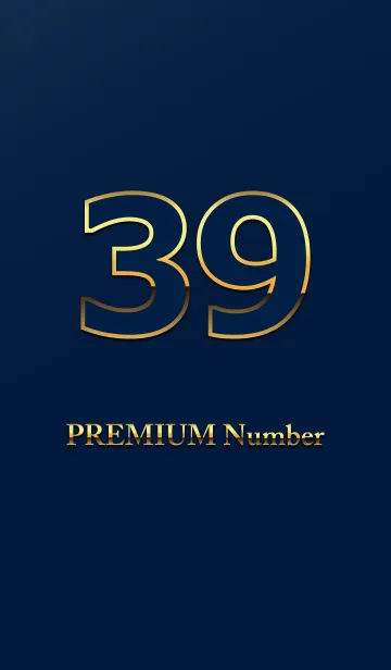 [LINE着せ替え] PREMIUM Number 39の画像1